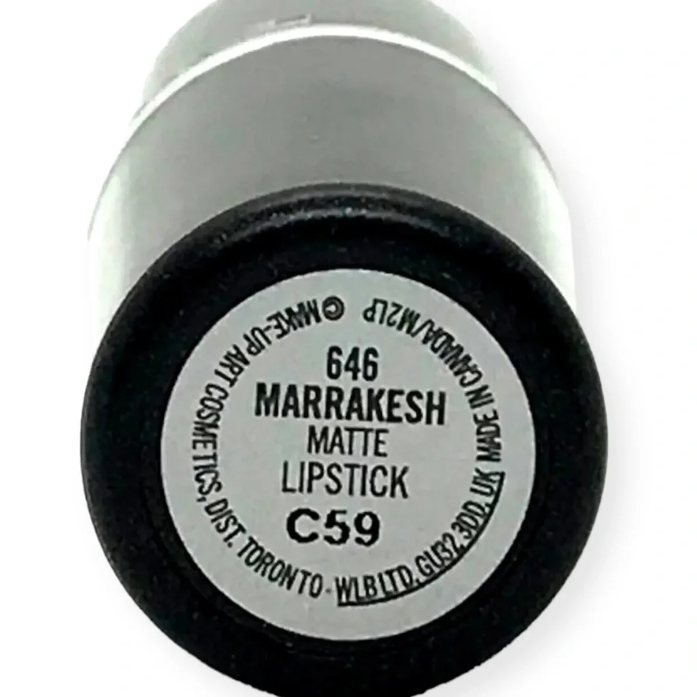 💎 MAC COSMETICS MATTE LIPSTICK #646 MARRAKESH 0.10 Oz/3 g New In Box